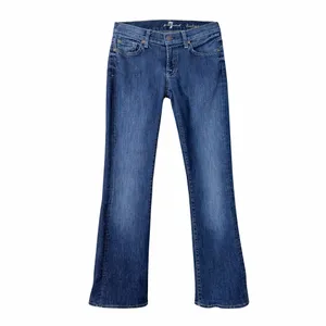 7 For All Mankind Women’s Bootcut Jeans Size 26 Medium Wash Low Rise Made in US thumbnail 7