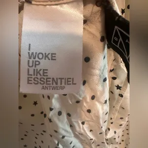 Essentiel Antwerp Zeyboard Top Polka Dot In Black And‎ White Sz s thumbnail 6