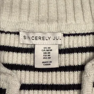 Sincerely Jules Striped V-Neck Sweater Vest thumbnail 7