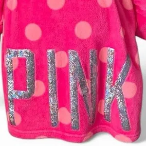 PINK Victoria’s Secret Polka Dot Robe thumbnail 5