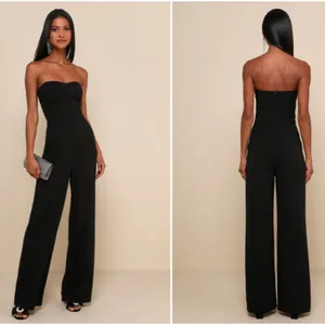 LULU's Sexy Chic Elegant Wedding Special Event Prom Sophisticated Jumpsuit thumbnail 5
