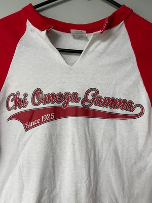 Chi Omega Gamma Baseball Style Tee thumbnail 2