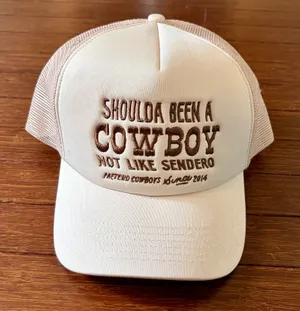 SENDERO PROVISIONS CO. Shoulda Been A Cowboy Trucker Hat adjustable embroidered thumbnail 1