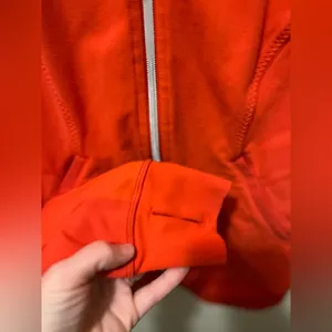 Lululemon older version define luon full zip red sz 8 thumbnail 6