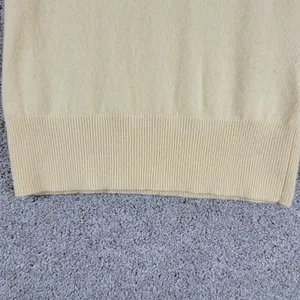 Banana Republic Sweater Vest Womens S Yellow Wool Angora Blend Flower Detail‎ thumbnail 9