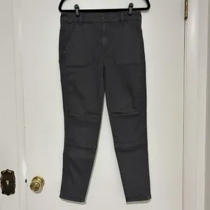 American Eagle AE High Rise Jegging Next Level Stretch Dark Gray Size 10 Utility thumbnail 2