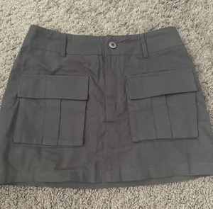 Cargo Mini Skirt Grey Gray thumbnail 1