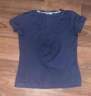 Navy BMW V Neck Fitted Short Sleeve Shirt Cars Sporty Car Racing thumbnail 1