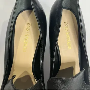 Enzo Angiolini Black leather Maxie loafer pumps women’s size 7 professional‎ thumbnail 3