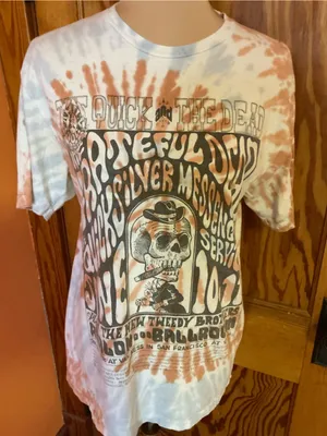 Grateful Dead Quick The Dead Tie Dye Graphic T Shirt Life Clothing Co Large thumbnail 5