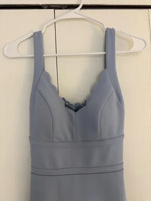 City Studios Slate Light Blue Prom Dress thumbnail 3