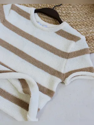 Striped knit t thumbnail 2