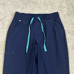 Figs Zamora Jogger Scrub Pants Medium Lined Navy Hospital Dental Medical Nurse thumbnail 2