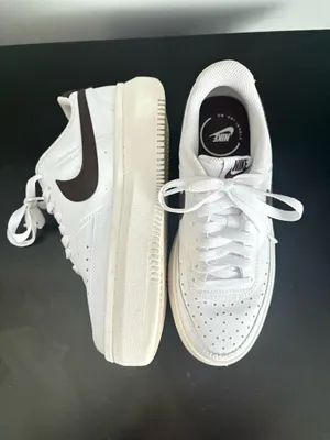 Nike Platform Force Shoes Brown Nike Sign thumbnail 2