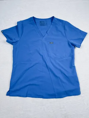 FIGS Ceil Blue Scrub Set Catarina Top L Kade Cargo Pants M thumbnail 2