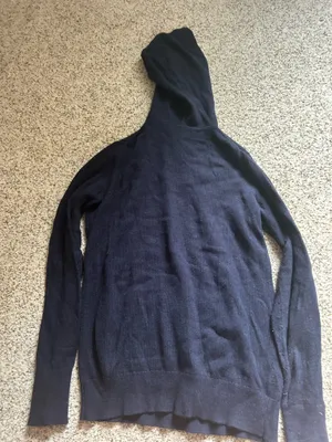 Gap Navy Blue Hooded Sweater  thumbnail 1