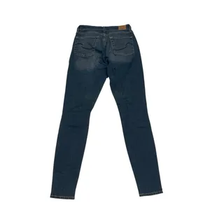 Levis Strauss Mid Rise Super Skinny Distressed Denim Jeans SZ 28 Streetwear thumbnail 2