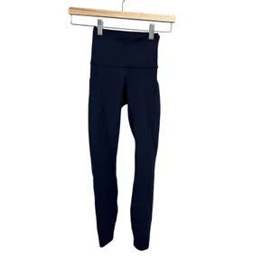 NEW Lululemon Wunder Train High-Rise Tight 0 with Pockets 25 True Navy thumbnail 5