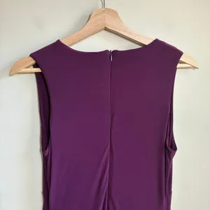 Club L London Sleeveless Tiered Maxi Dress 6 Purple Womens Stretch Jersey thumbnail 8
