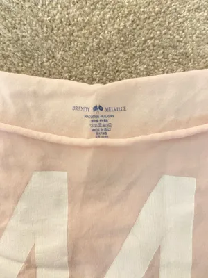 Light Pink Brandy Melville Top thumbnail 2