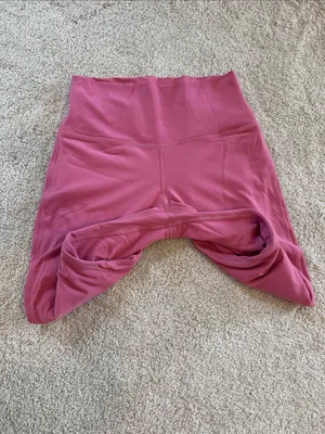 lululemon - Women's High-Rise Rose Pink Leggings- size 8 thumbnail 3