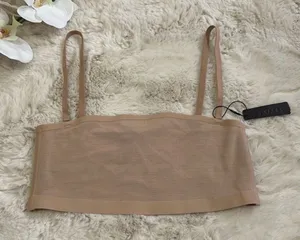 SKIMS (B3) Sheer Sculpt Bandeau Clay NWT M thumbnail 1