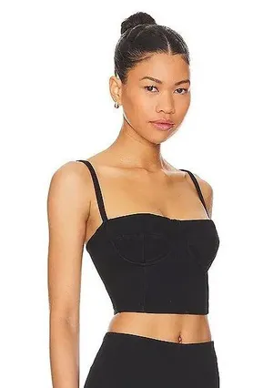 Good American Sculpt Bustier - Black (Medium) thumbnail 2