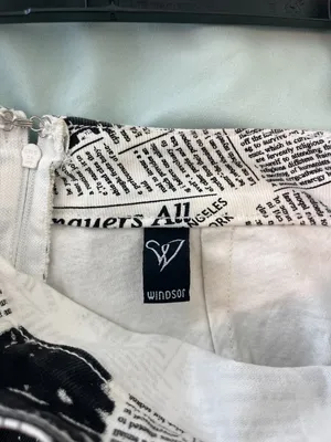 Windsor Newspaper Skirt thumbnail 4