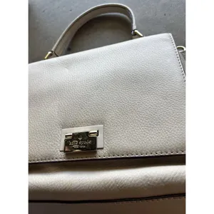 Kate Spade New York MAGNOLIA PARK LARGE LAUREL Tote Leather Bag Purse Cream thumbnail 2