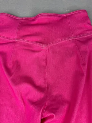 Halara Crossover High Rise Super Flare Leggings Hot Pink XS Petite NWT thumbnail 4