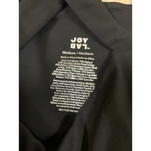 JoyLab M Black Athletic Dress Built In Shorts Tennis Pilates Athleisure thumbnail 4