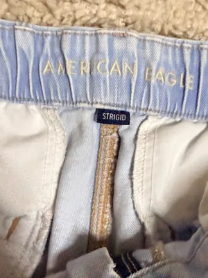 Women’s American Eagle high-rise Strigid wide leg trouser jeans size 12 regular thumbnail 4