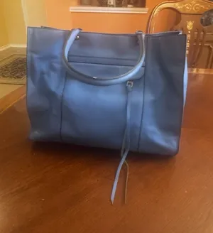 REBECCA MINKOFF BLUE LEATHER TOTE Bag thumbnail 1
