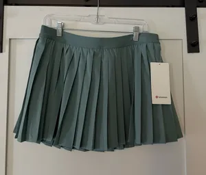Lululemon Tennis Skirt Green Pleated thumbnail 1