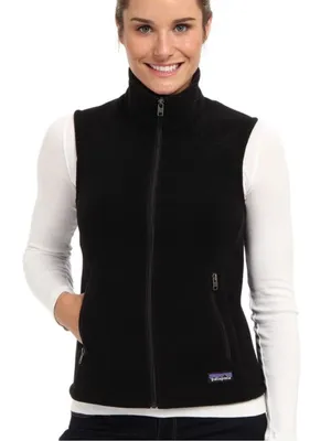 Patagonia Women’s Synchilla Vest Black Size Medium thumbnail 1