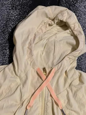Womens sz4 Lululemon Street to Studio Jacket Mellow Lemon Yellow Full Zip thumbnail 3