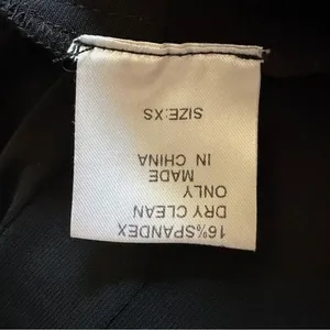 Tadashi Shoji Black Sheer Mesh Bodycon Midi Dress XS Illusion Sleeve Cocktail NWT thumbnail 10
