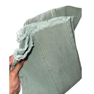 Entro Light Green Textured Pants thumbnail 5