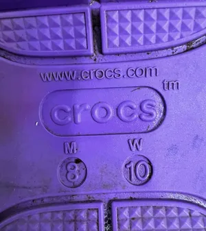 Crocs Mega Crush Purple Platform Clog Galaxy Women 10 Men 8 Rubber thumbnail 9