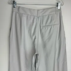 NWOT Zara High Rise Trouser Pants Sz Small Grey Wide Leg thumbnail 11