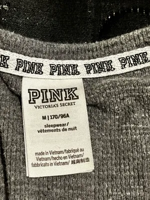 Womens medium Pink by Victoria's Secret long sleeve Christmas shirt thumbnail 6