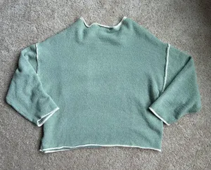 Women's Altard State Green Sweater with Pocket thumbnail 4