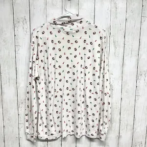 Vintage Lauren Brooke Women 18W White‎ Christmas Turtleneck Long Sleeve Sweater thumbnail 9