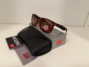 Ray-Ban Justin Havana Polarized Matte Sunglasses thumbnail 7