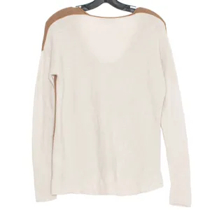 Madewell Sweater Merino Wool Alpaca Minimalist Neutral Scandi Colorblock Small thumbnail 2