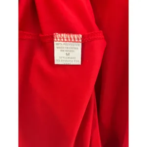 Charlotte Russe Red‎ Halter Cross Back Skater Dress Medium Sleeveless Party Mini thumbnail 9