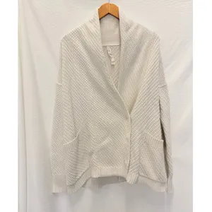 Lululemon Post Practice Cardigan‎ Heather Oatmeal US 10 Fall Winter thumbnail 6