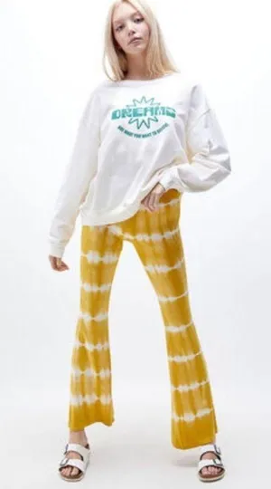Billabong Sunburst Wave Yellow Flare Pants thumbnail 6