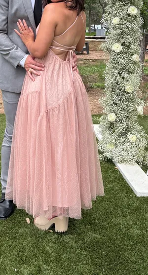 Hello Molly Dress Midi Pink Small thumbnail 2