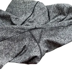 Lululemon heathered gray cropped leggings 7/8 activewear workout yoga thumbnail 3